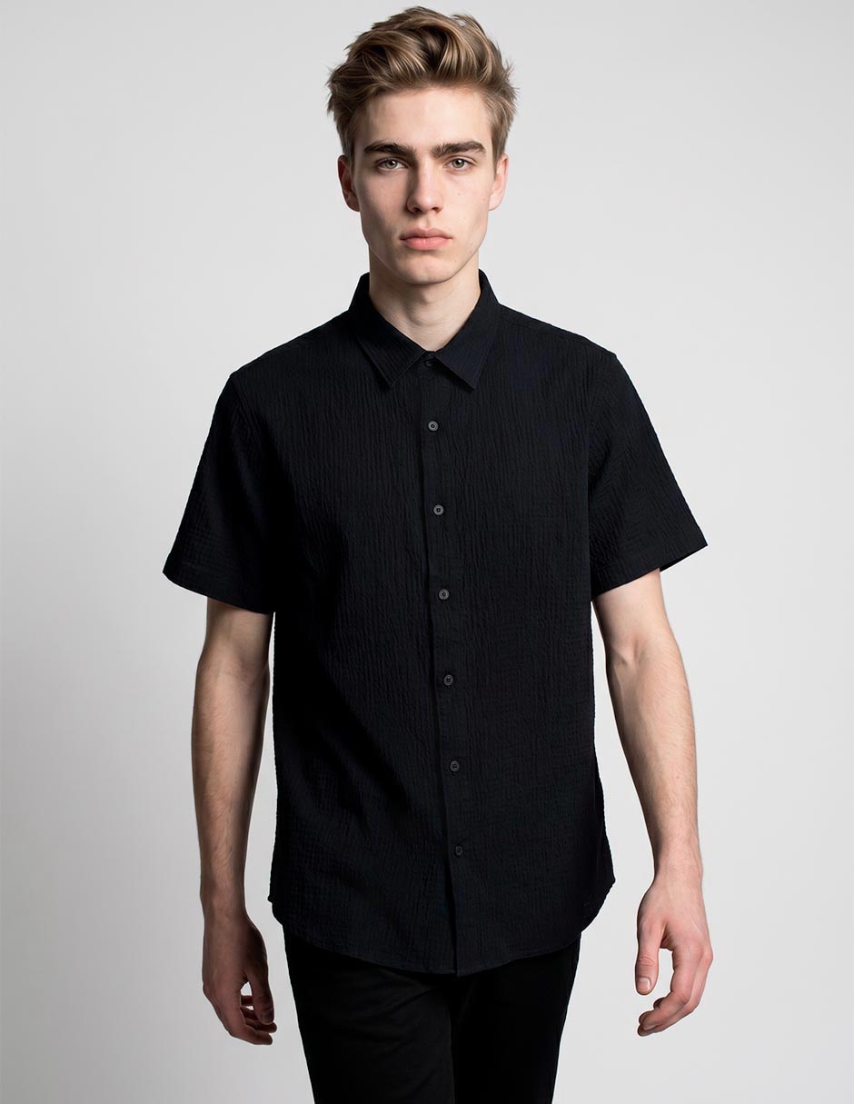 Camisa casual manga corta para hombre Camisa casual manga corta para hombre