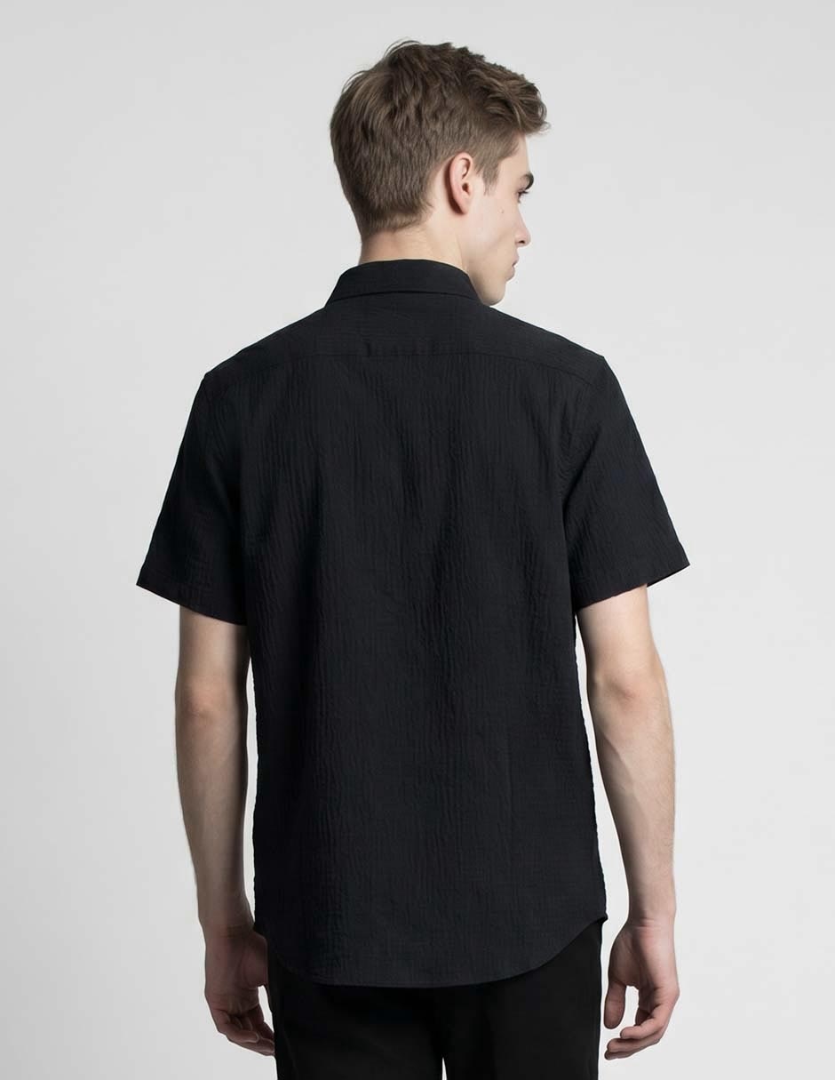 Camisa casual manga corta para hombre 2