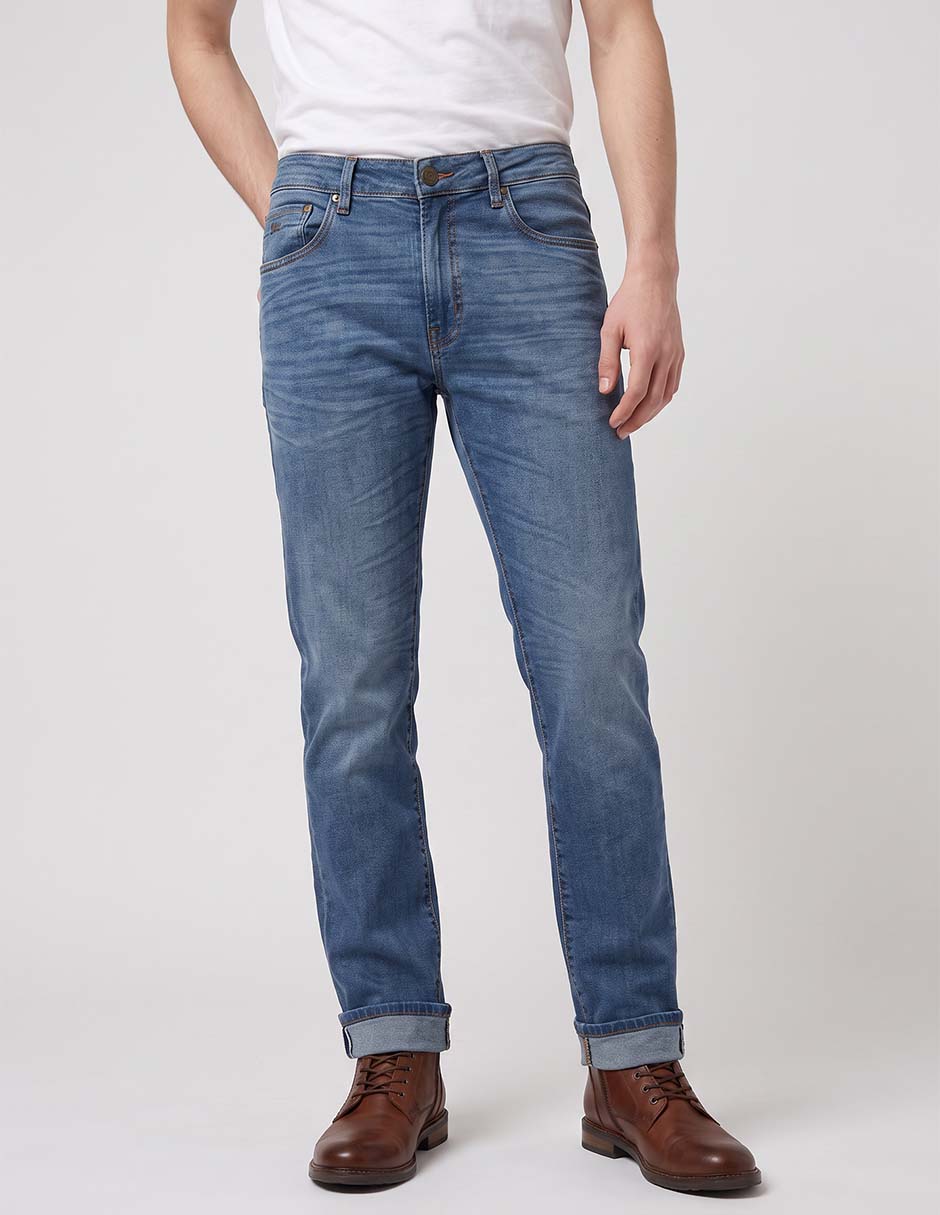 Jeans slim lavado stone wash para hombre Jeans slim lavado stone wash para hombre