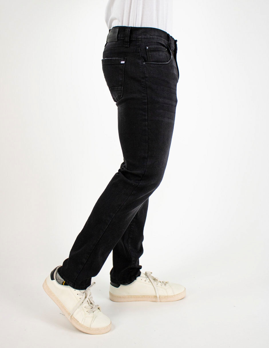 Jeans slim lavado obscuro para hombre 3