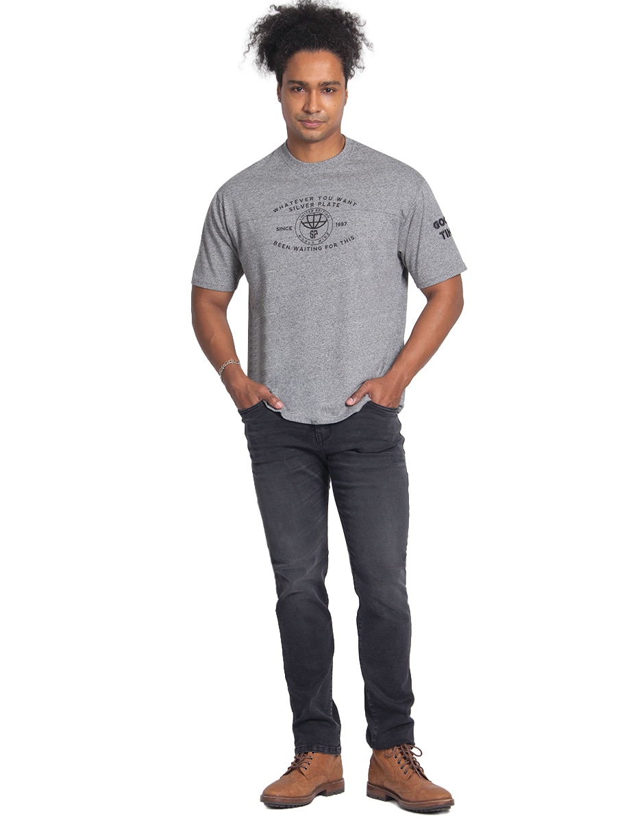 Playera cuello redondo para hombre 3