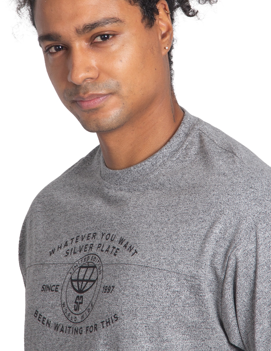 Playera cuello redondo para hombre 4
