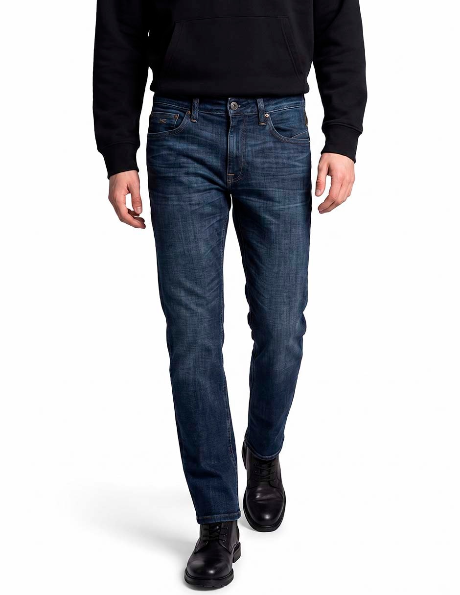 Jeans slim lavado stone wash para hombre
