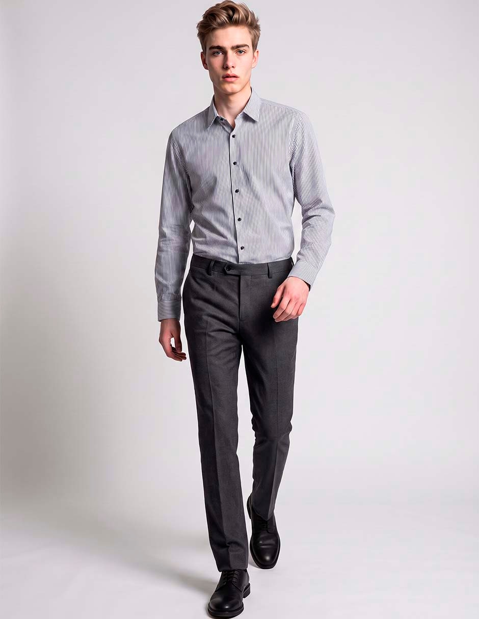 Camisa casual manga larga para hombre Camisa casual manga larga para hombre