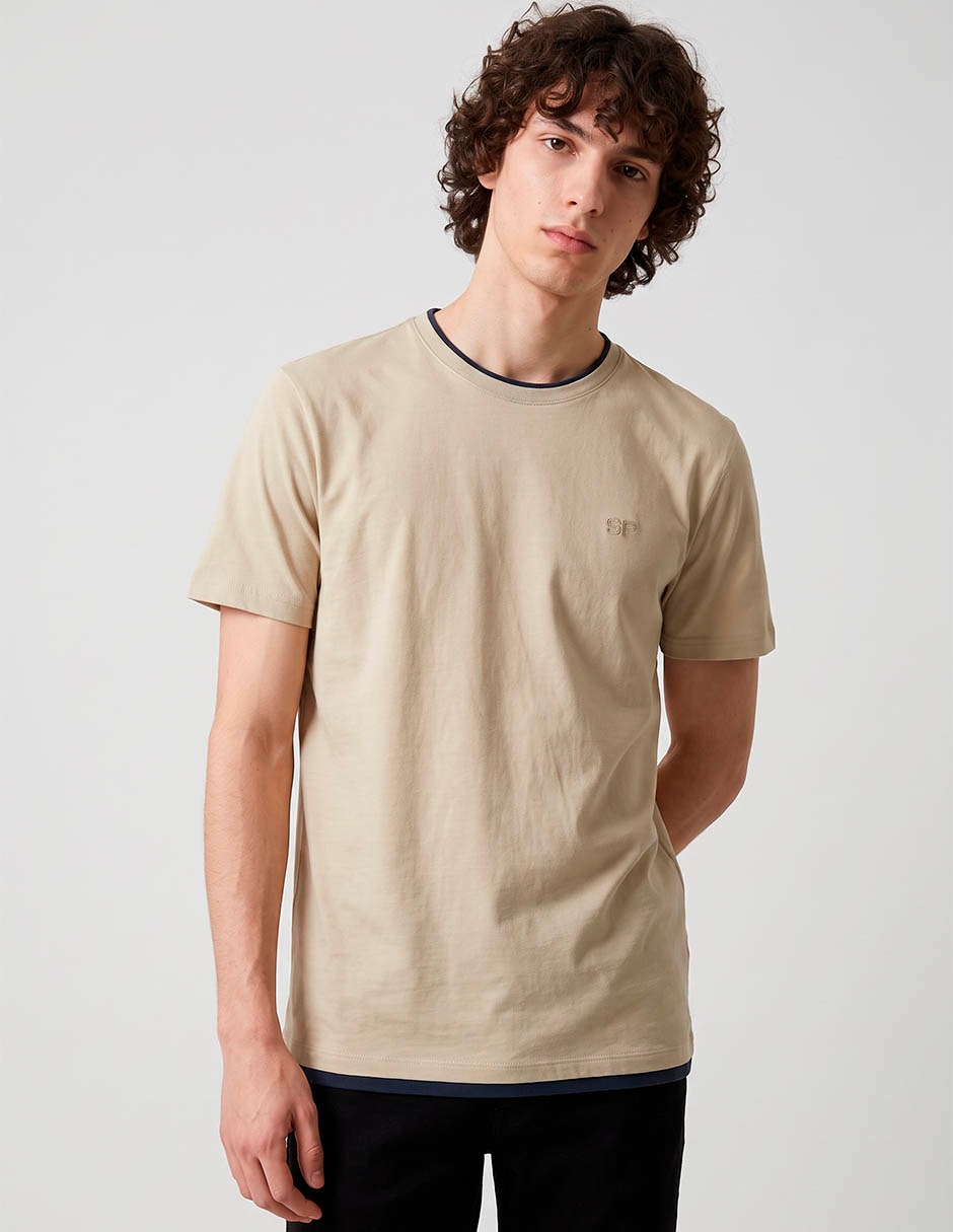 Playera cuello redondo para hombre 1