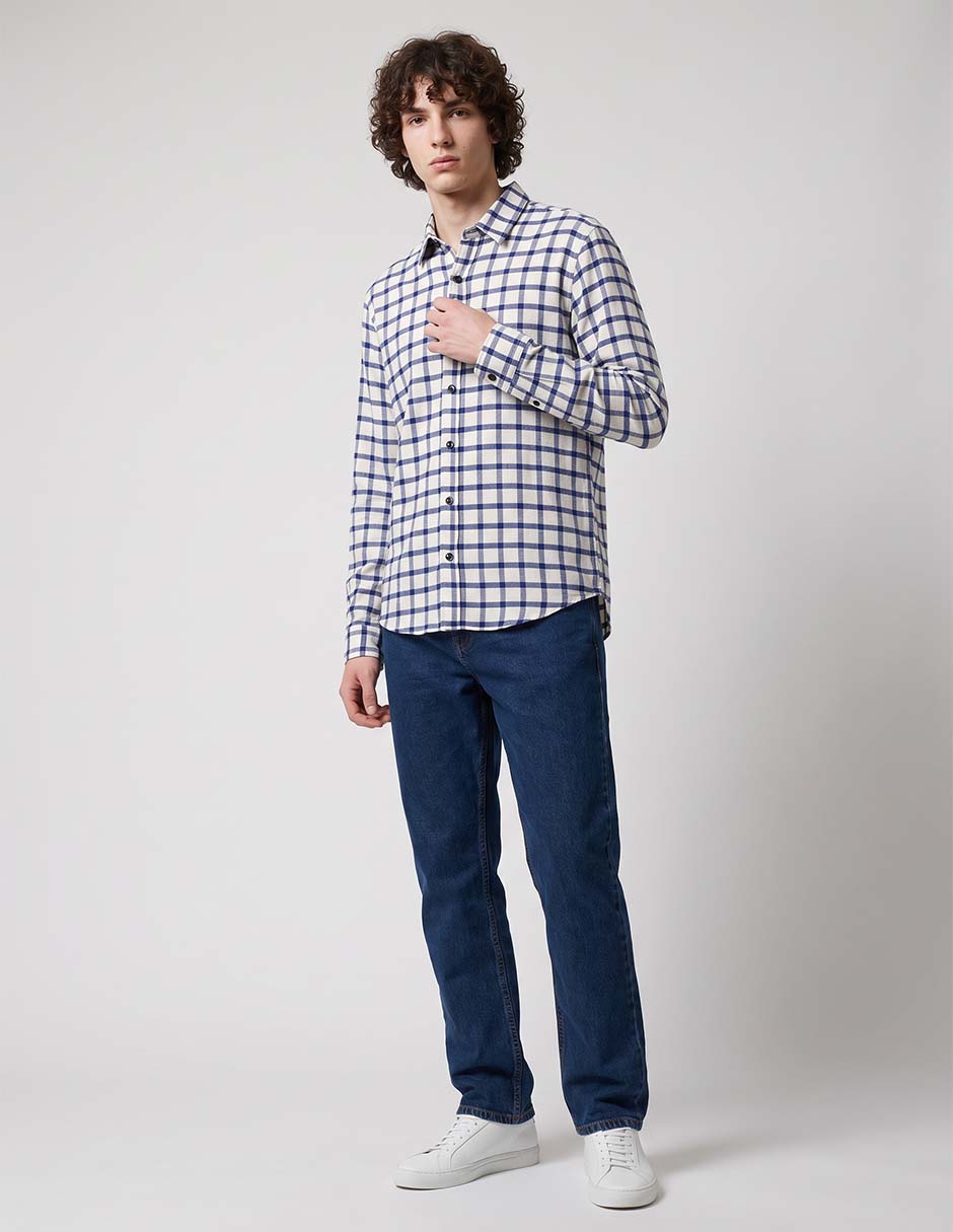 Camisa casual manga larga para hombre Camisa casual manga larga para hombre