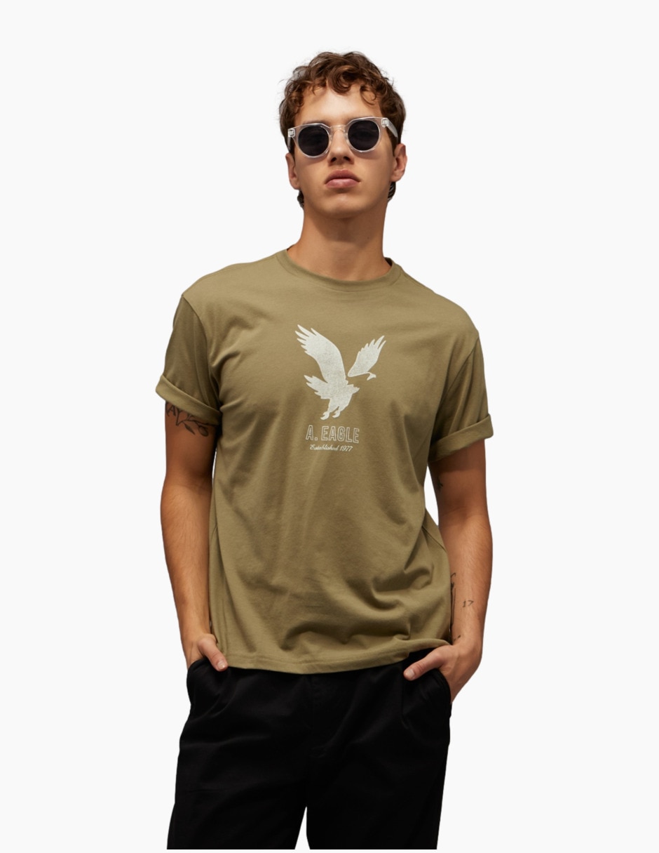 Playera American Eagle Tees cuello redondo para hombre