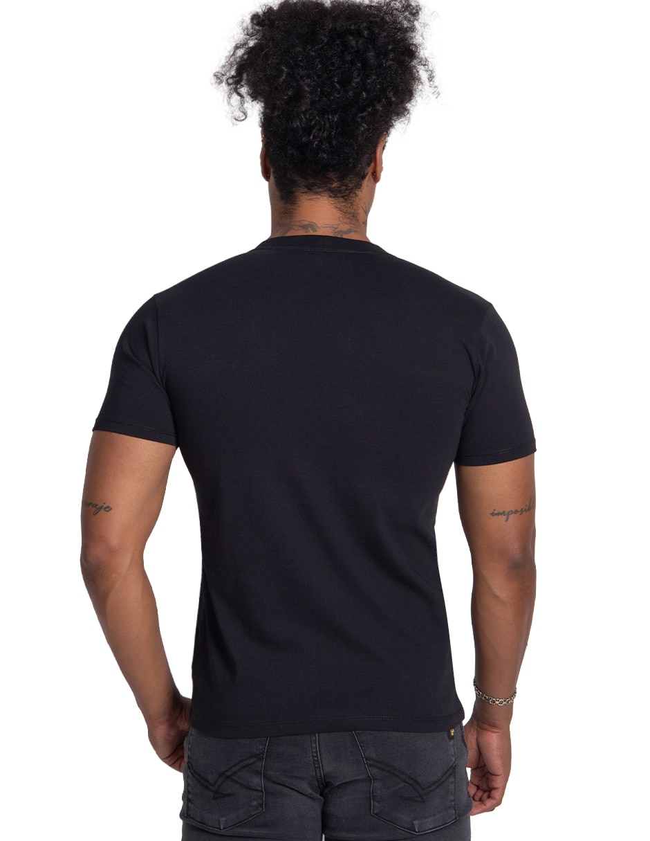 Playera cuello redondo para hombre 2