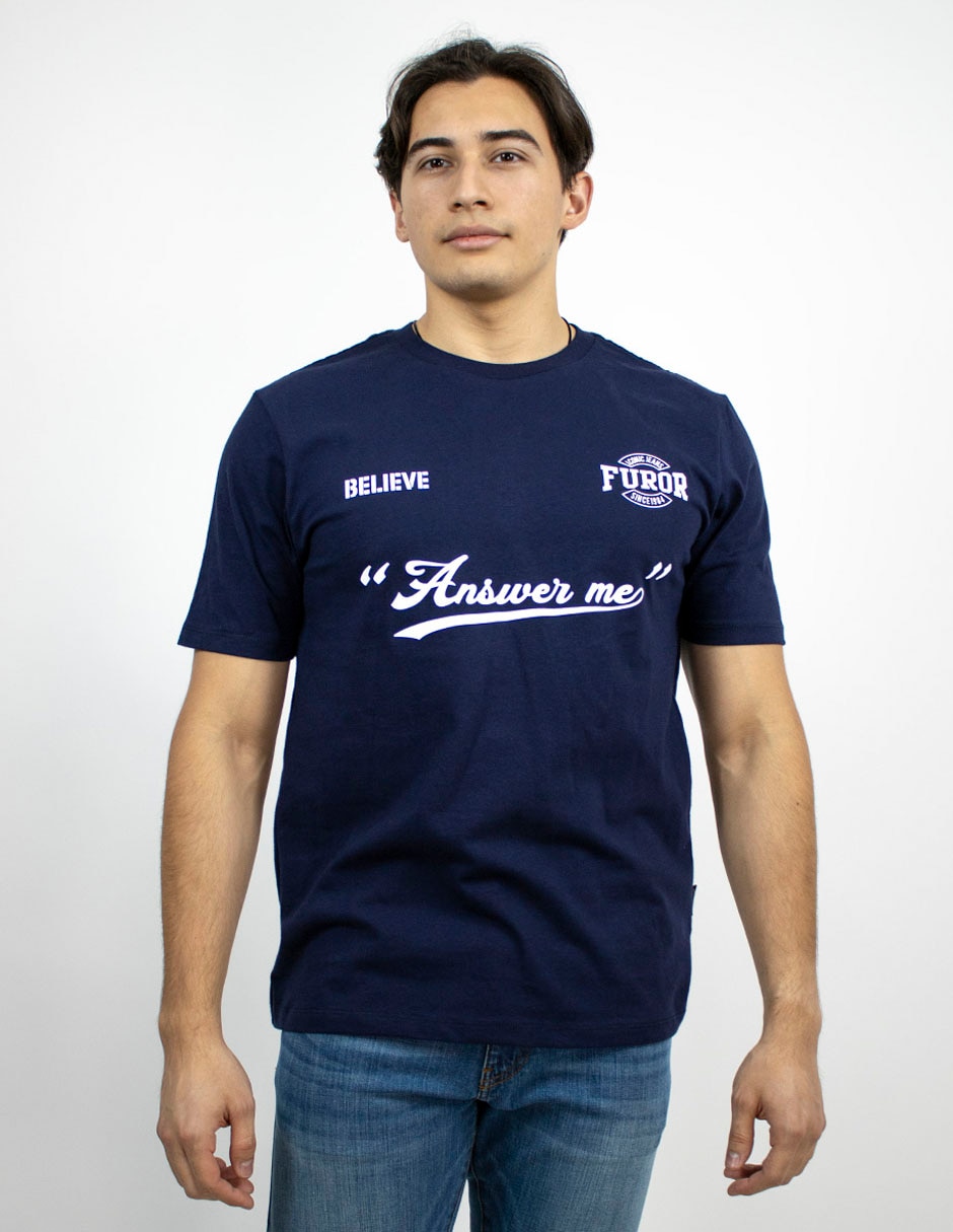 Playera cuello redondo para hombre Playera cuello redondo para hombre