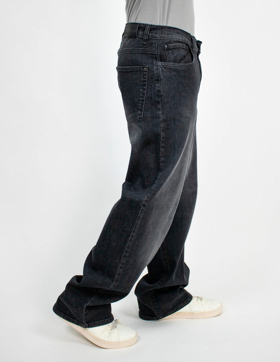Jeans baggy lavado deslavado para hombre 4