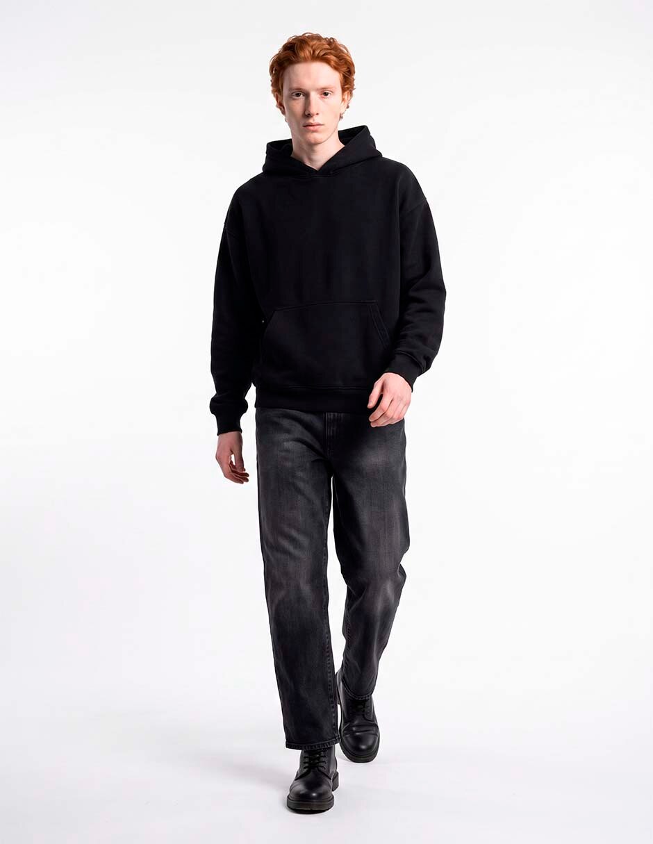 Jeans baggy lavado deslavado para hombre 7