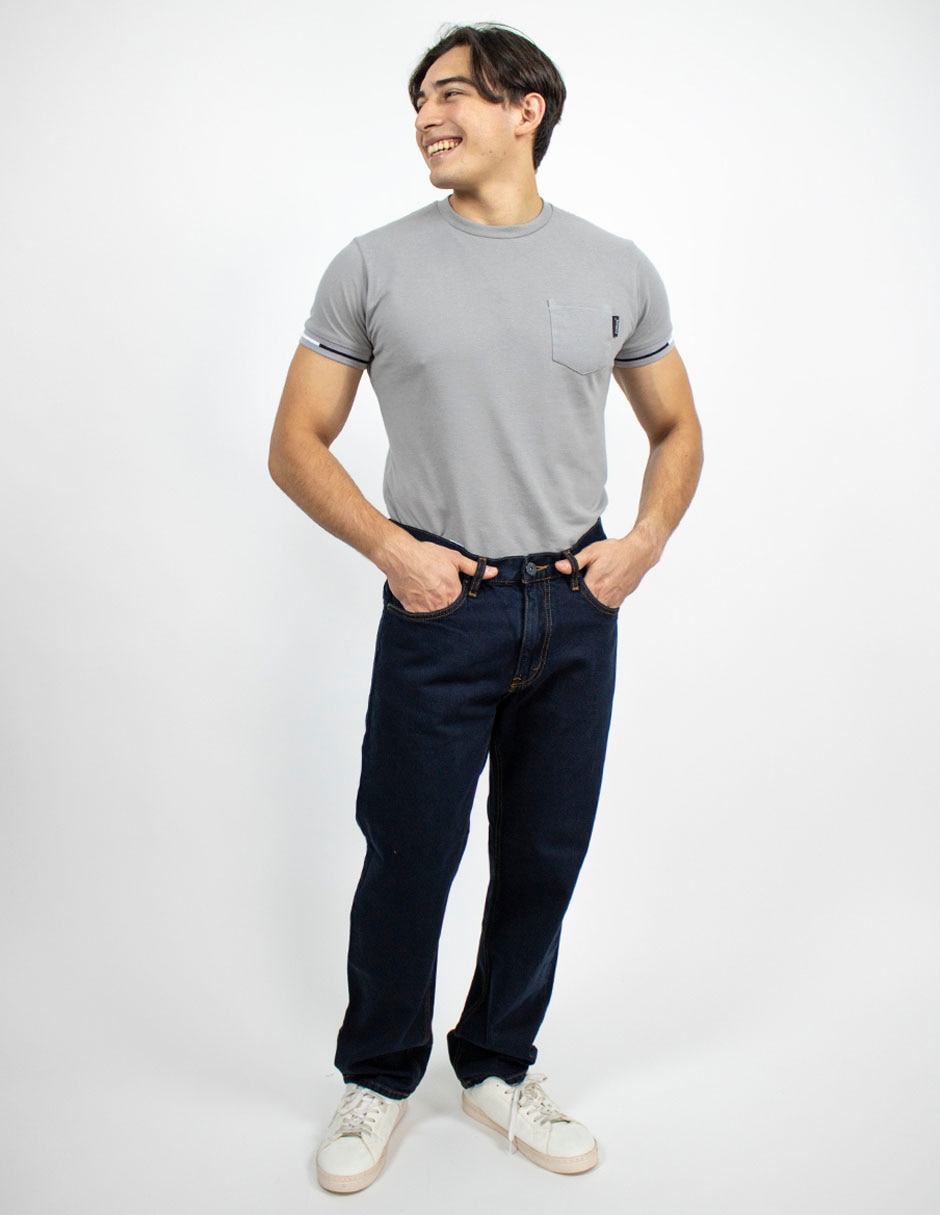 Jeans straight para hombre 4