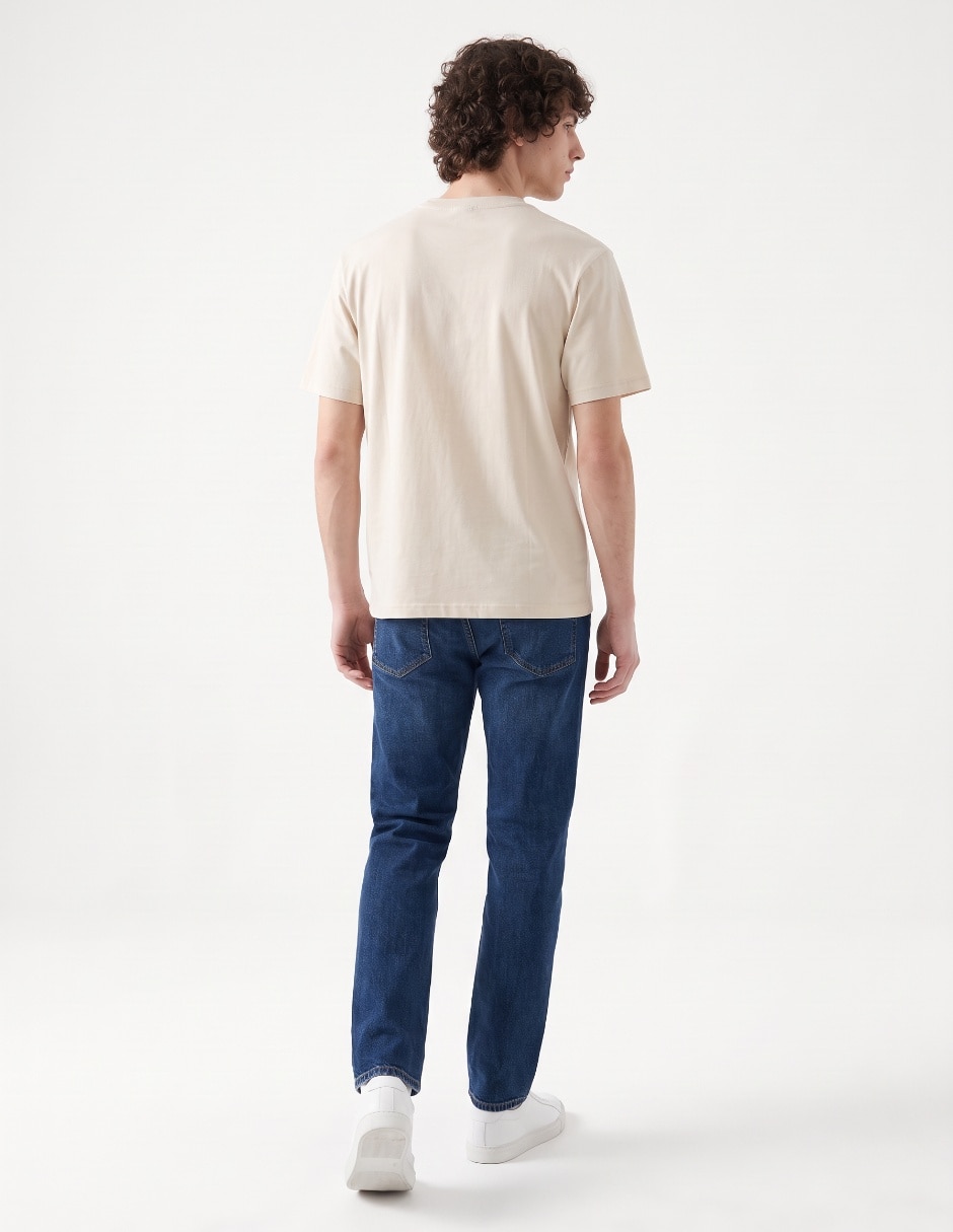 Playera cuello redondo para hombre 2
