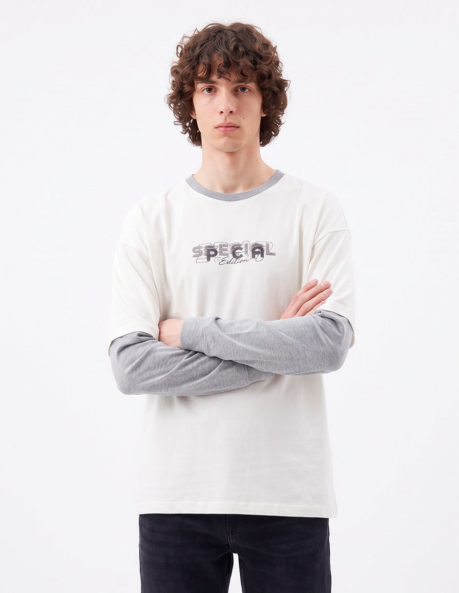 Playera cuello redondo para hombre Playera cuello redondo para hombre