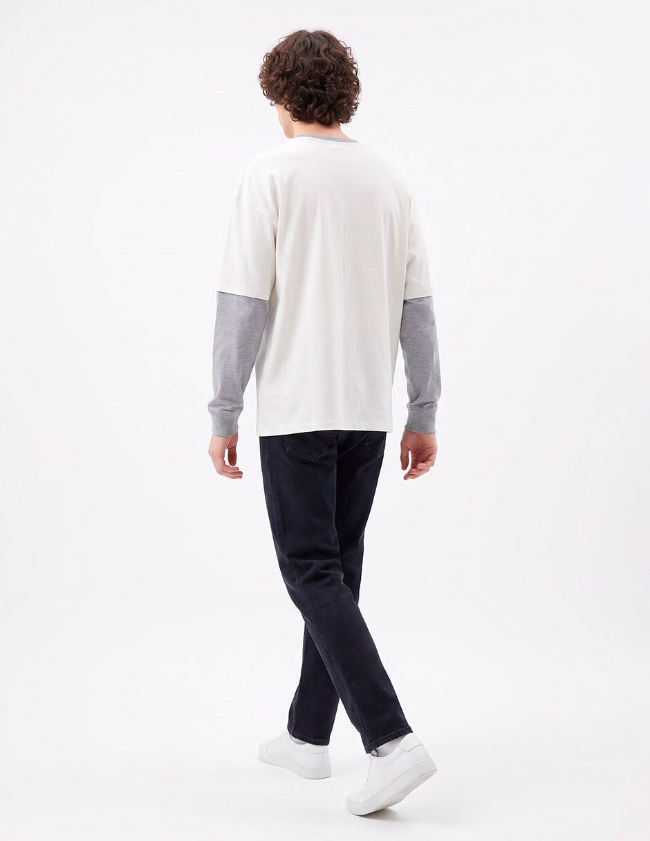 Playera cuello redondo para hombre 4