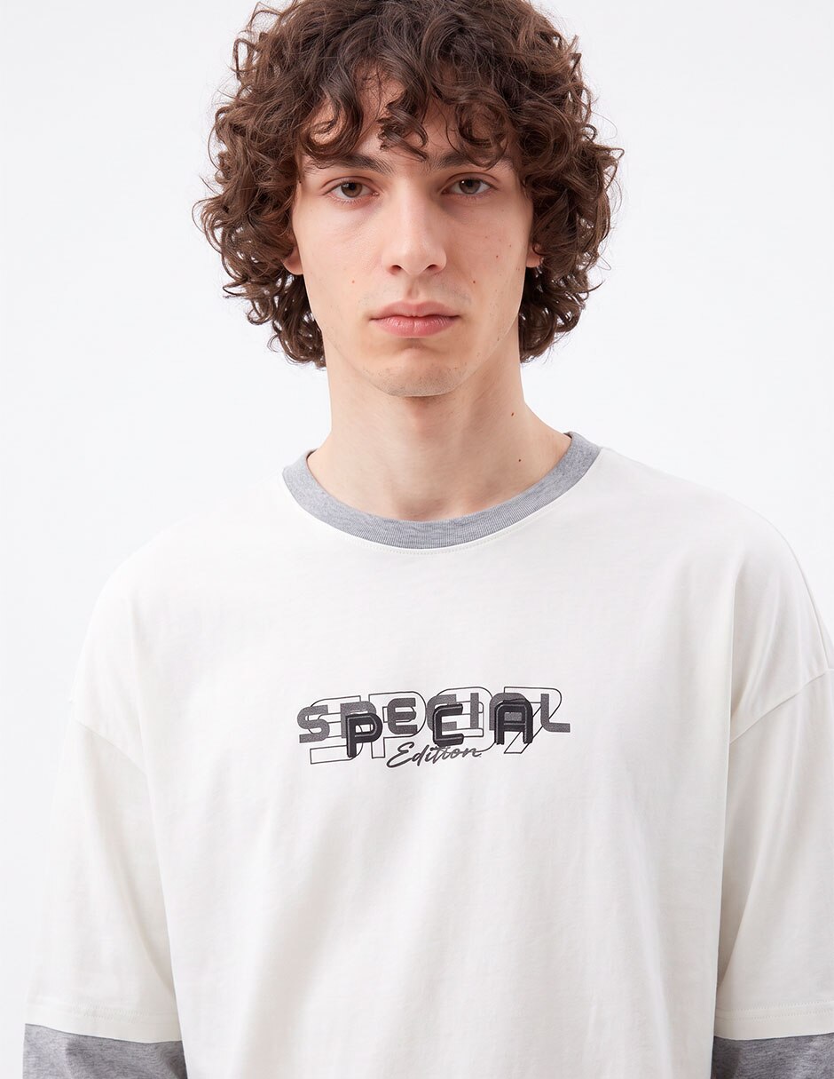 Playera cuello redondo para hombre 2