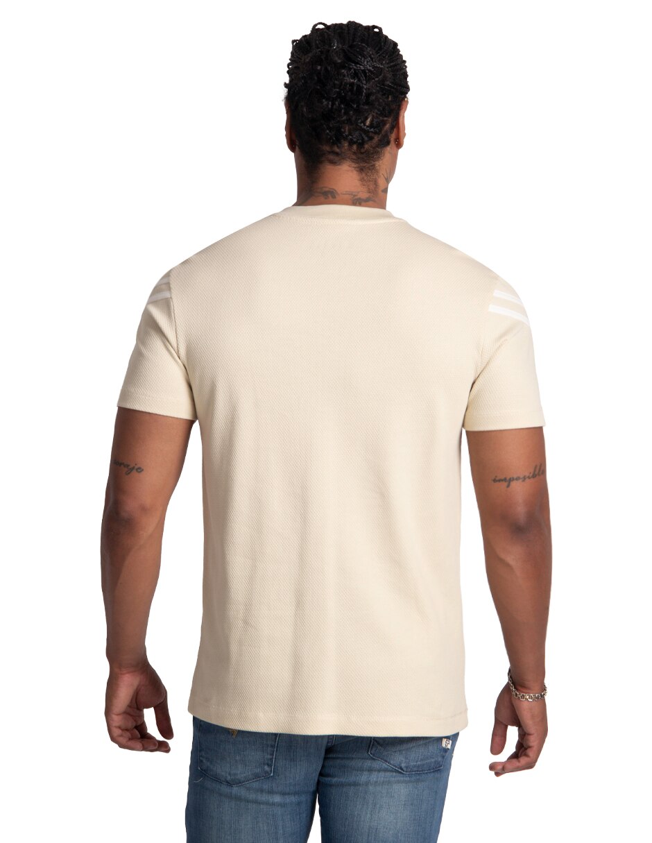 Set playera/playera cuello henley para hombre 4