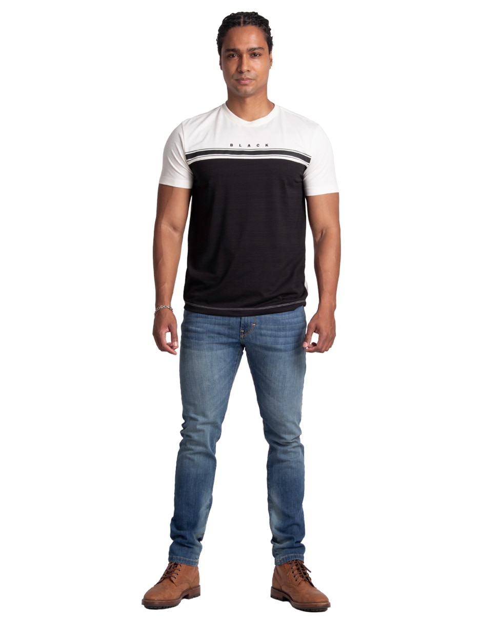 Set playera/playera cuello redondo para hombre 3