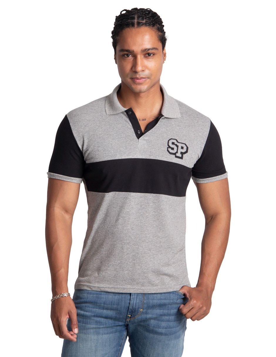 Playera tipo polo para hombre