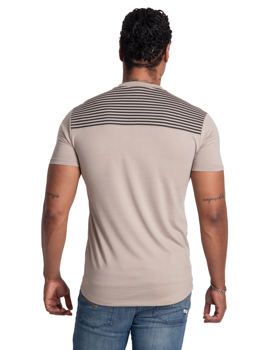 Playera cuello redondo para hombre 4