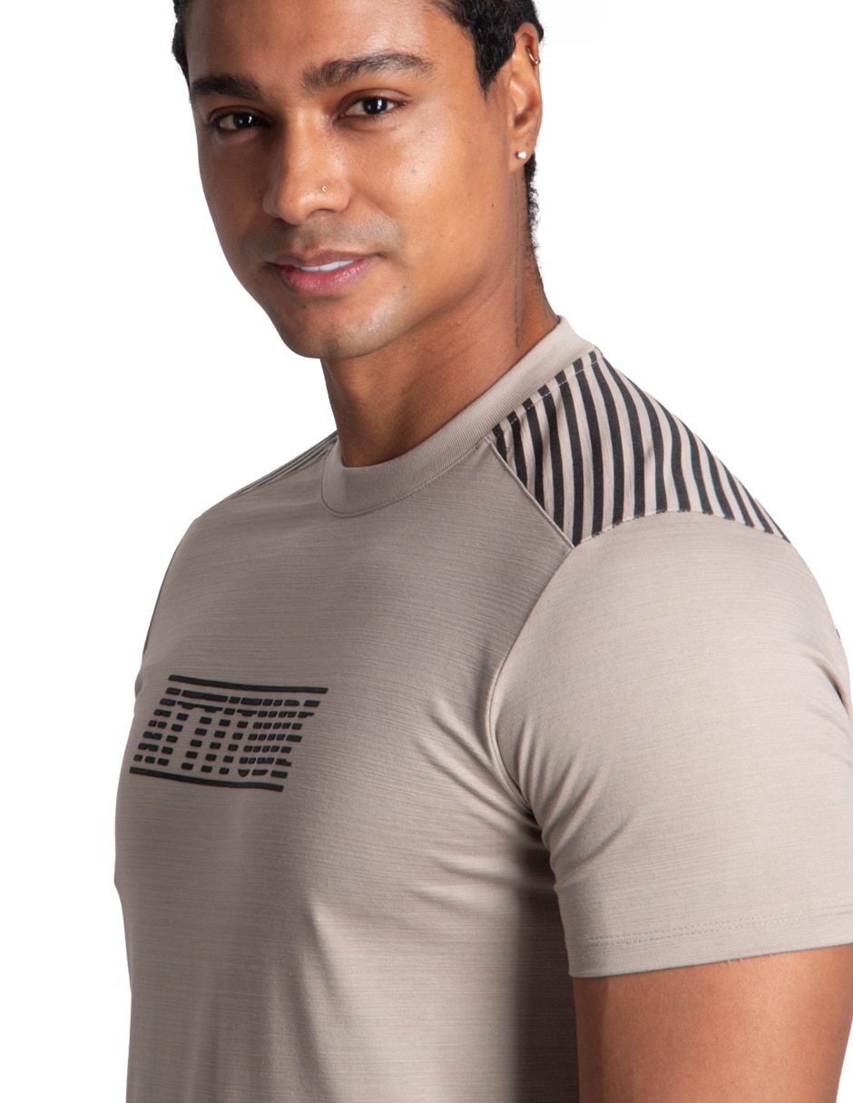 Playera cuello redondo para hombre 2