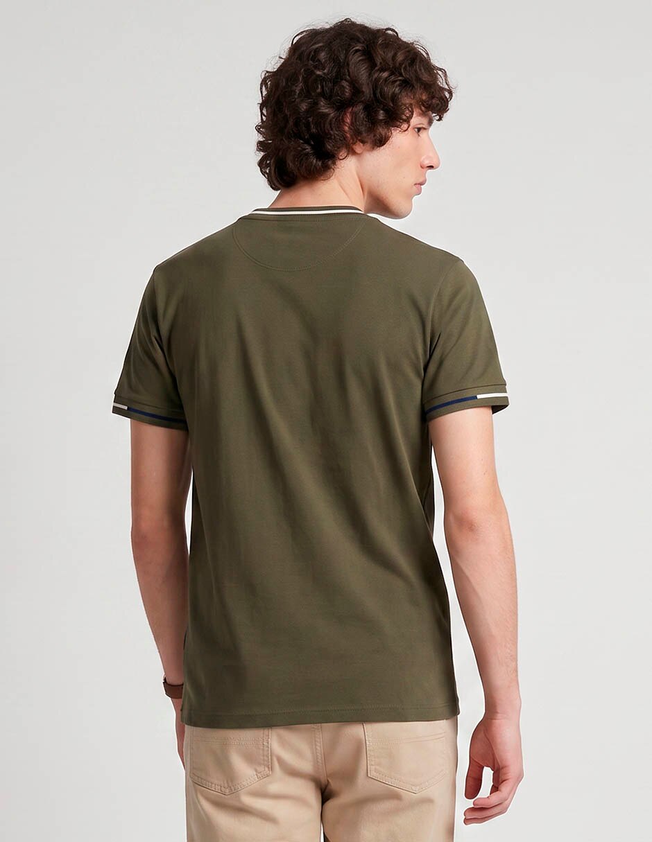 Playera cuello redondo para hombre 4