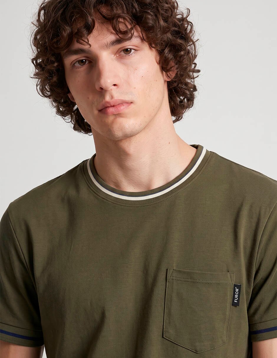 Playera cuello redondo para hombre 7