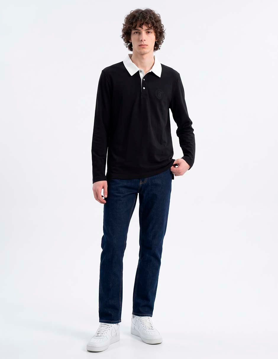 Playera Tipo Polo Para Hombre de algodón 3
