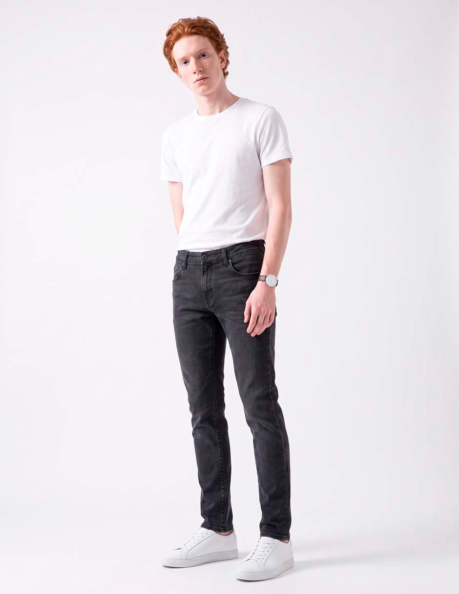 Jeans Relaxed Straight deslavado para hombre Jeans Relaxed Straight deslavado para hombre