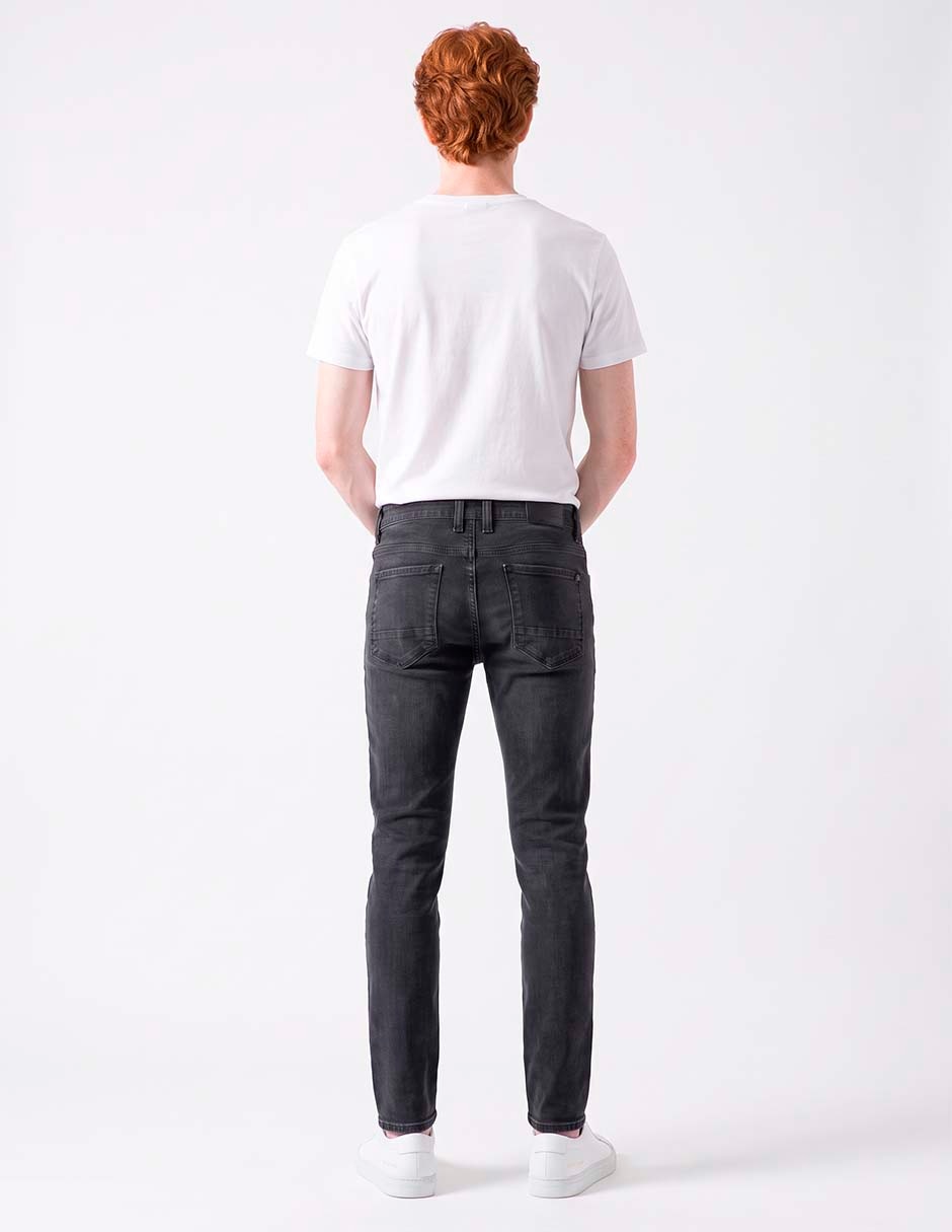 Jeans Relaxed Straight deslavado para hombre 2