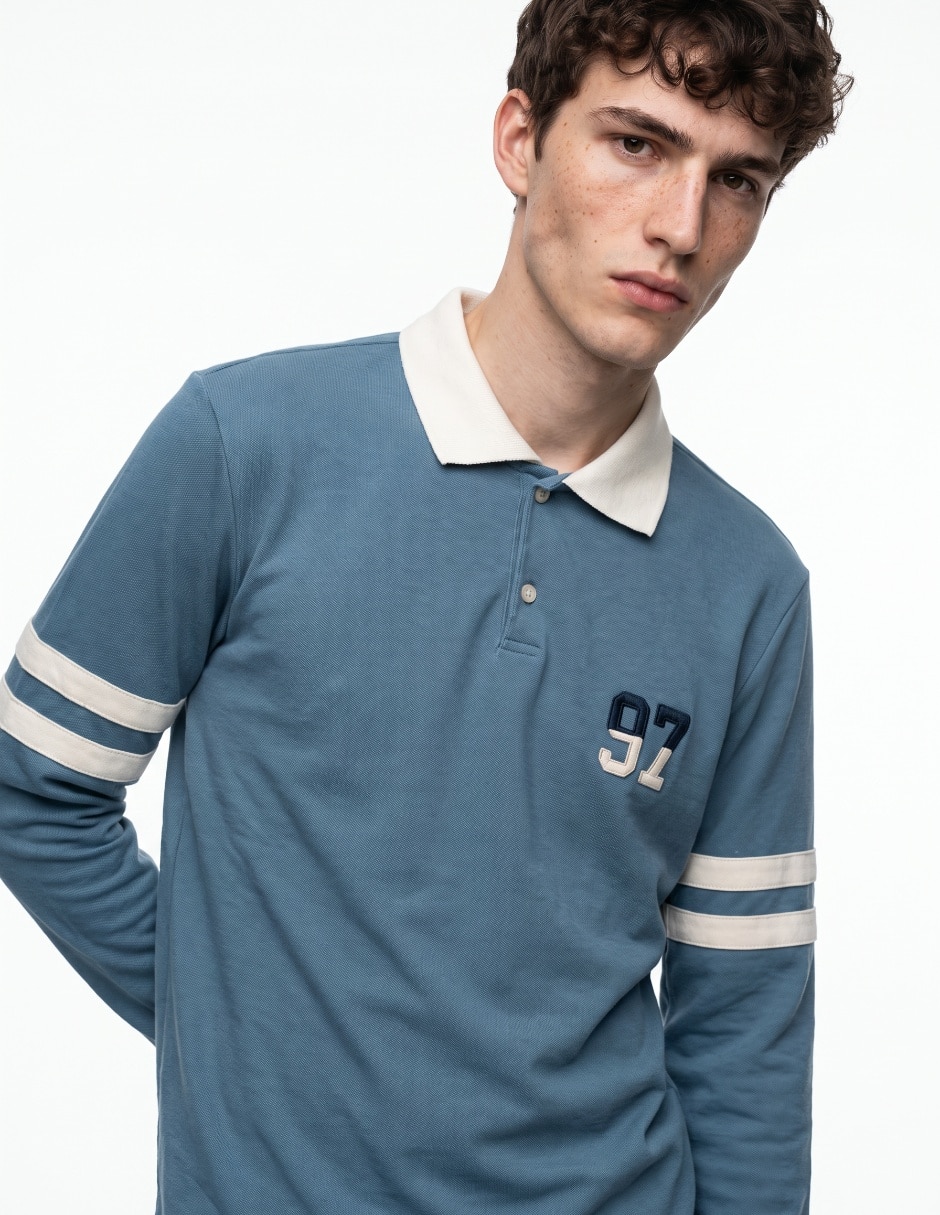 Playera tipo polo para hombre 4
