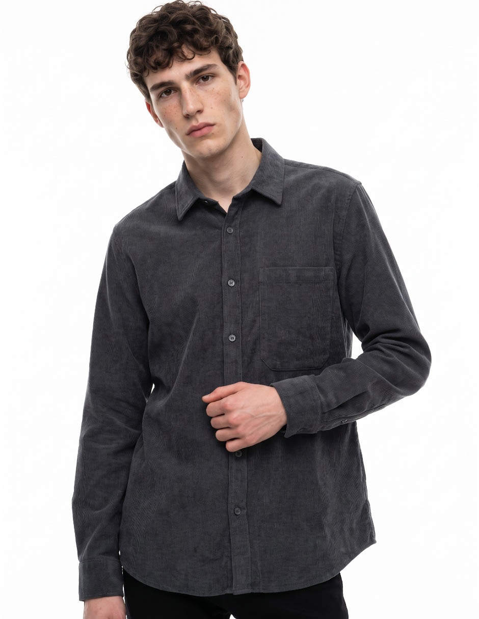 Camisa casual manga larga para hombre Camisa casual manga larga para hombre