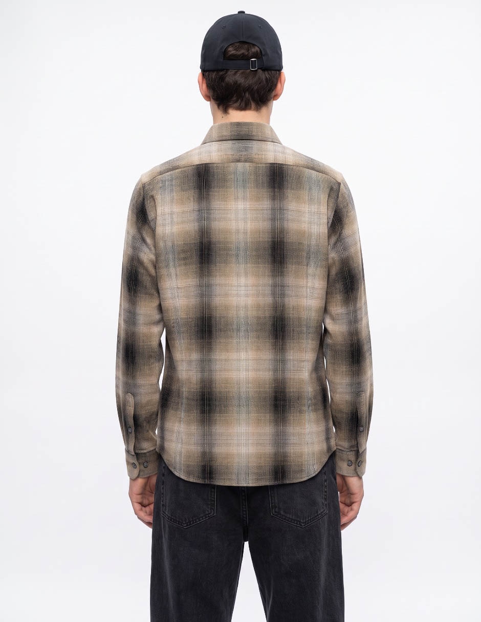 Camisa casual manga larga para hombre 2