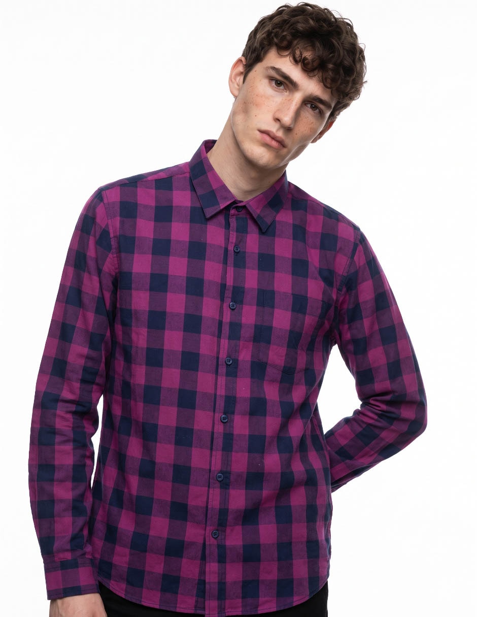 Camisa casual manga larga para hombre Camisa casual manga larga para hombre