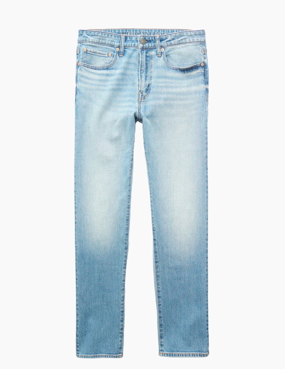 Jeans slim lavado claro para hombre 2